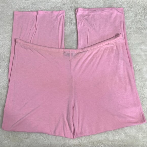 Natori Women's Pink Lace V Neck Long Sleeve Pajama Set Size Medium - Picture 13 of 16